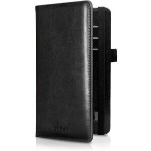CoBak Premium Leather Checkbook Cover - RFID Blocking, Classic Design, Slim